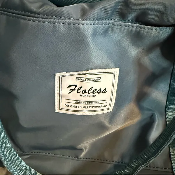 Floless Workshop Sky Blue Duffle Bag by Camill Emma - Image 2