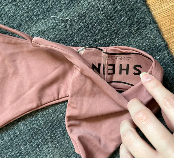 Brown triangle bikini set Size M - Image 3