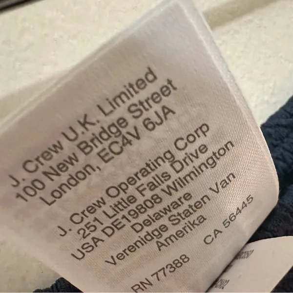 139 J.Crew | NWT Women’s Bikini Bottom Textured Dark Navy (size S) - Image 8
