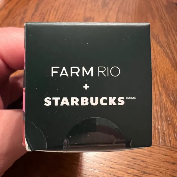 Farm Rio Starbucks Green Floral Keychain - Image 2