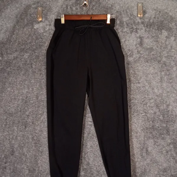 Lululemon Stretch High Rise Jogger Full Length Black Gym Runing Womens 4 - Image 2