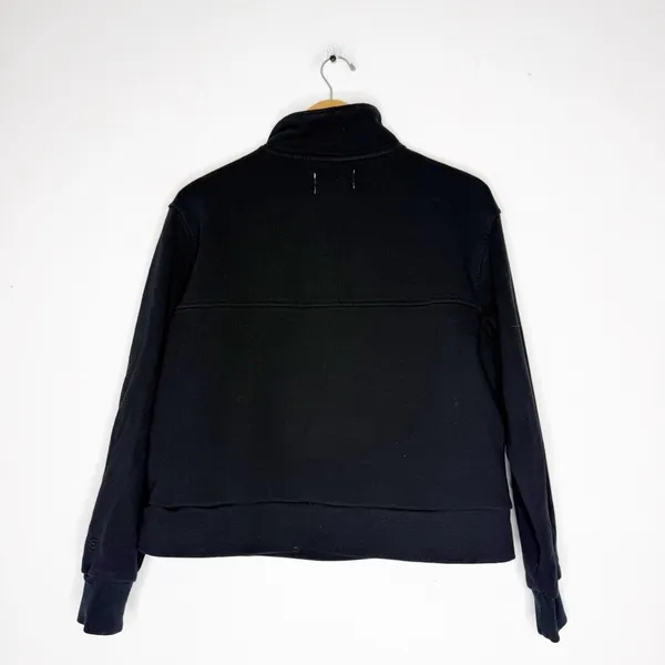 Everlane Track Half-Zip Pullover Organic Cotton Black Size Small - Image 3