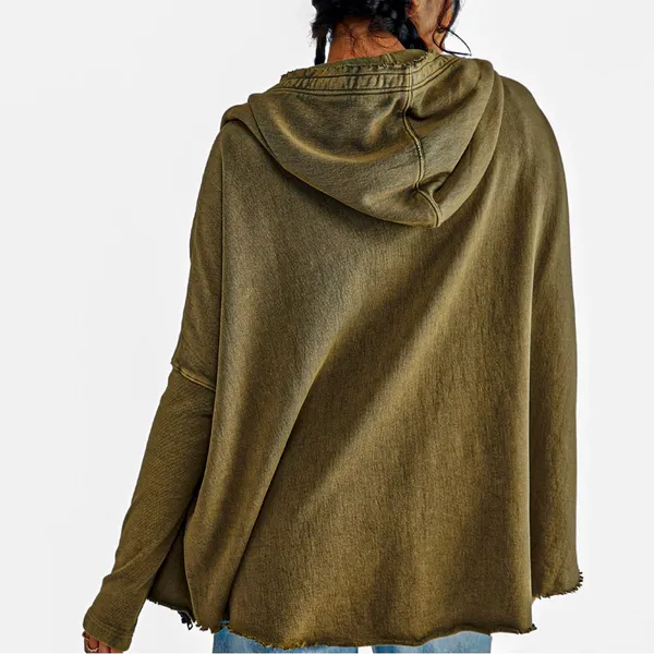 Free People Free Cloud Cardigan | Army Green | Size Large | EUC - Image 5