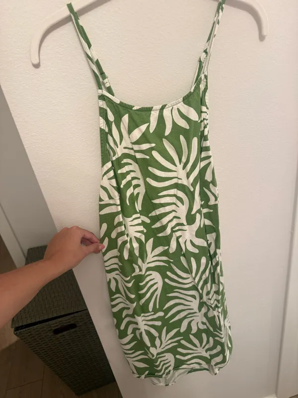 A New Day Green Tropical dress — Size Large - Image 2