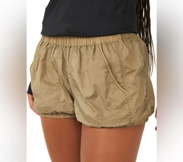 Free People Movement Sunshine Bubble Hem Shorts - Image 4