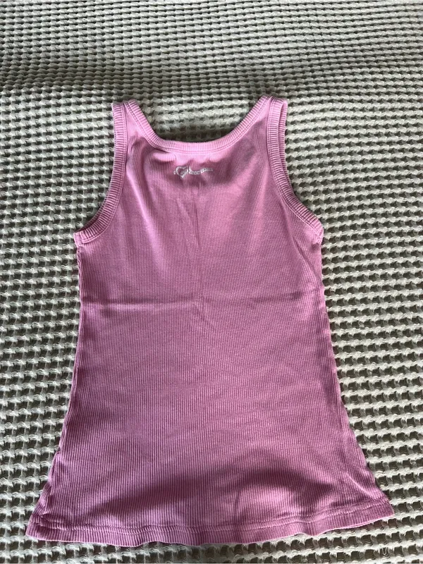 Tahari Women’s Pink Ribbed Tank Top - Image 3