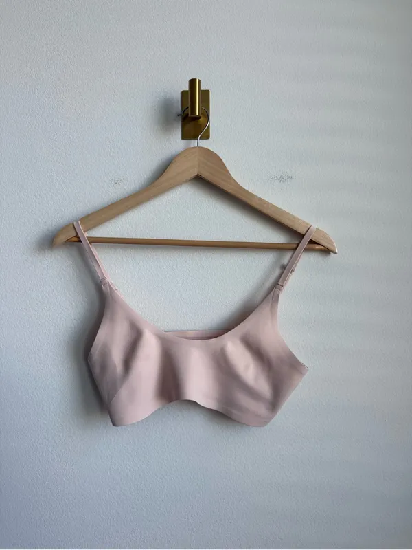Intimately Free People Beige Nude Bralette Wireless Adjustable Straps Size M - Image 4
