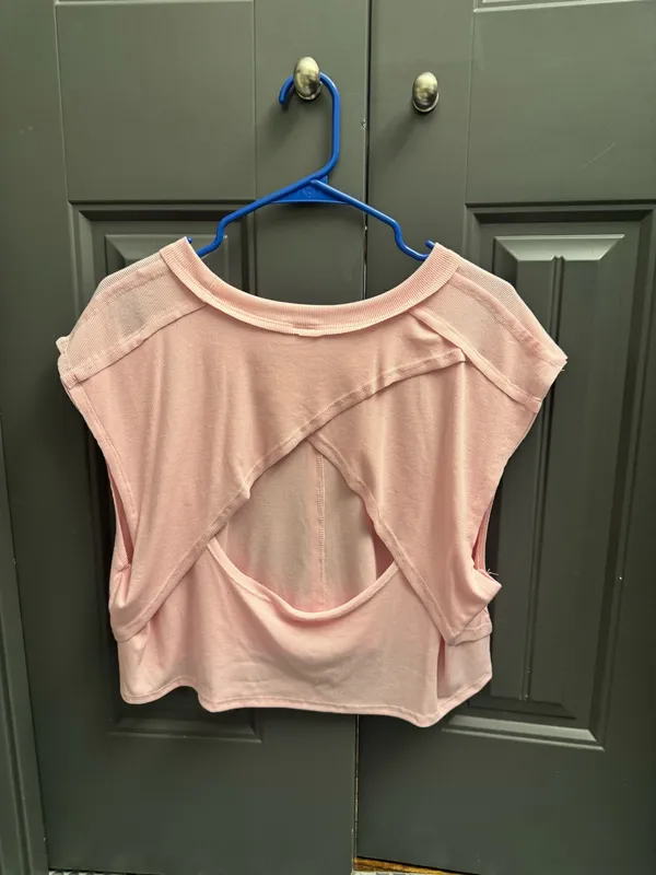 AS Altar'd State Revival Top Light Pink Open Back - Image 2