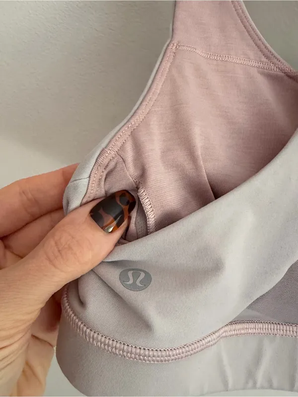 lululemon Invigorate Bra Women’s Size 6 Faint Coral Light Pink Racerback - Image 5