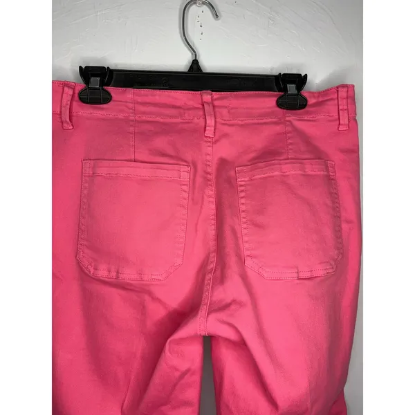 Risen Jogger Jeans Denim Size 7 28 Hot Pink Stretch Vibrant Pants - Image 4