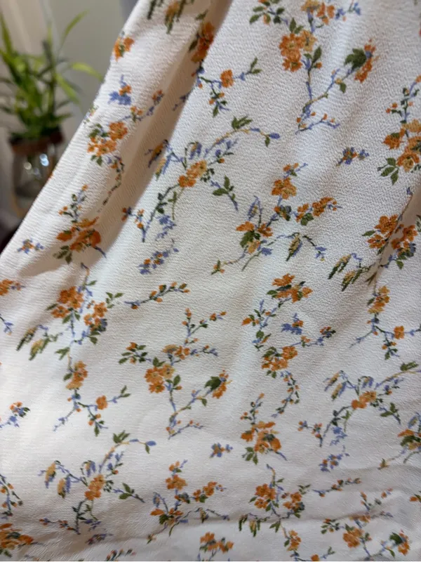 Reformation Floral Ruffle Mini Dress Cottagecore Boho Romantic Vintage Style 2 - Image 3