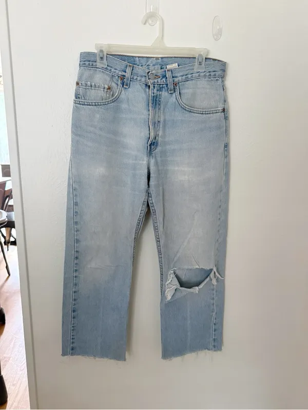 Vintage Levi's 505 Straight Leg Jeans Sz 6 - Image 2