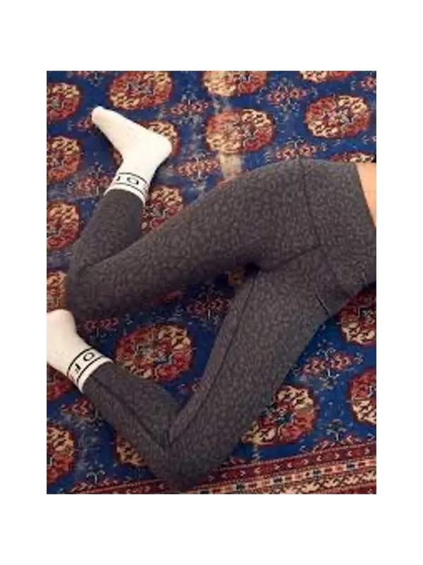 Aerie Offline Leopard Leggings Brown/Tan Size S - Image 6