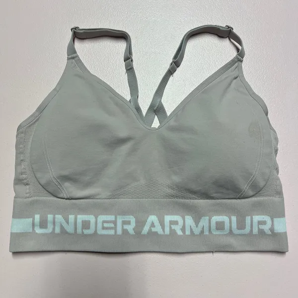 Under Armour Compression Sports Bra Womens Large Activewear Gym Training Workout - Image 2