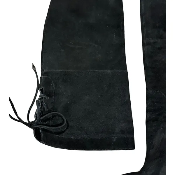 2000s Sam Edelman Kayla Over the Knee Suede Platform Boots 8.5 - Image 14