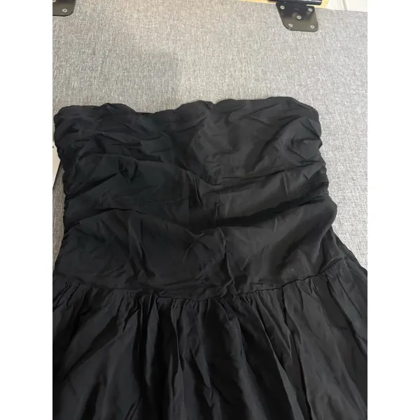 Princess Polly Rashida Strapless Mini Black Dress Size 8 NWT - Image 3