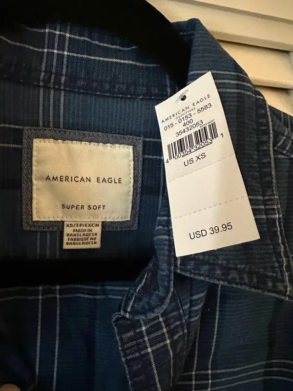 American Eagle Men’s Flannel Shirt - Image 3