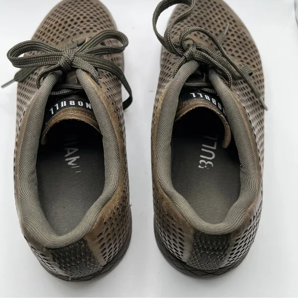 Nobull Perforated Leather Trainer Low Women's Size 10 Mens 8.5 Workout Gym Brown - Image 6