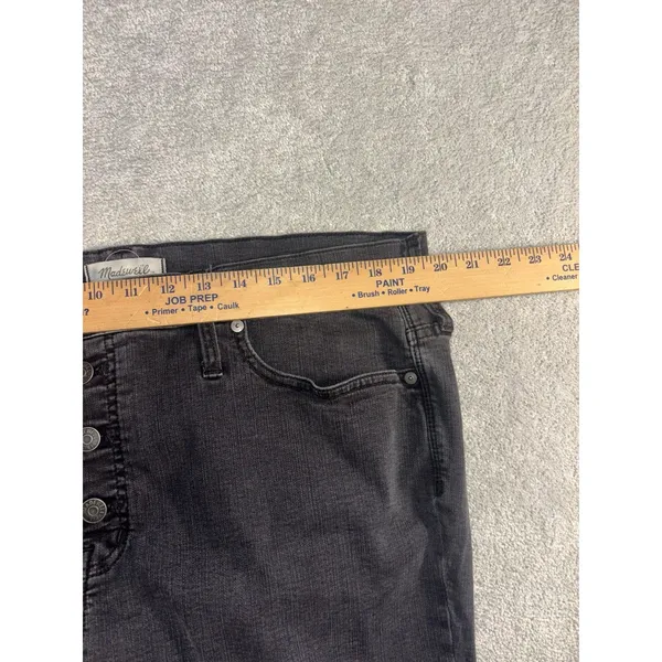 madewell 9in high rise skinny 36 Tall Button‎ Fly Fray - Image 10