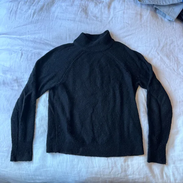 Abercrombie Black Turtleneck Sweater - Image 2