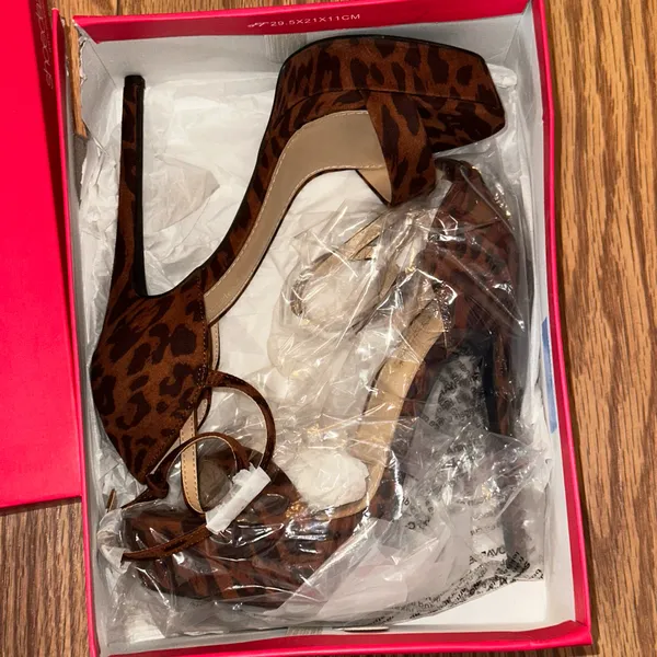 Women's Leopard Print Platform Ankle - Image 5