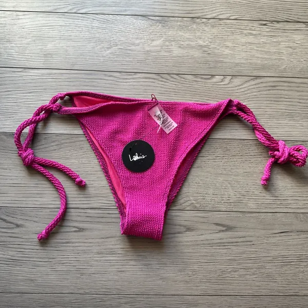 Lulus Magenta Swim Bottoms - Image 2