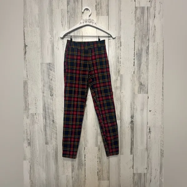 Plaid pants Blue Size 2 - Image 5