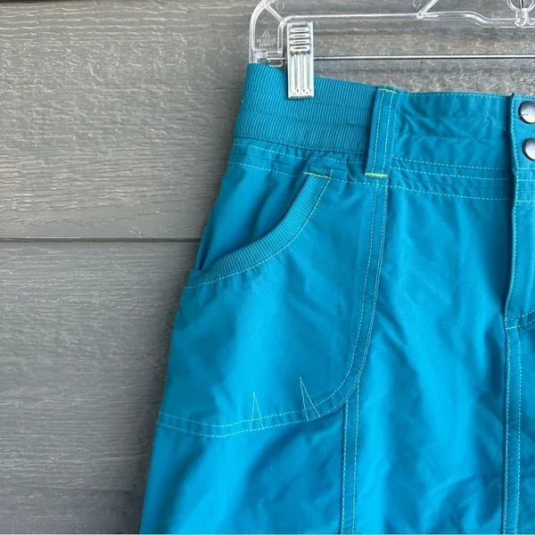 Kuhl Durango Green Skirt Women’s‎ Sz 4 Side Ruching Outdoor Hiking Nylon Spandex - Image 6