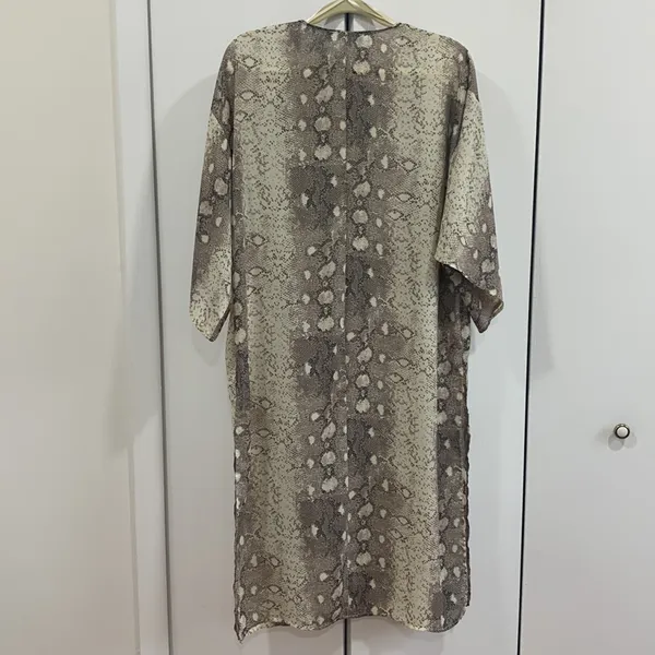 She & Sky Snakeskin print cardigan - Image 7