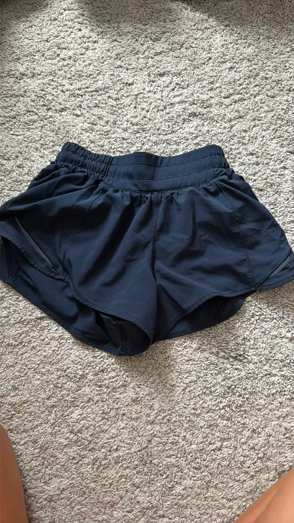 Navy Hotty Lululemon Hot Shorts 2.5" - Image 3