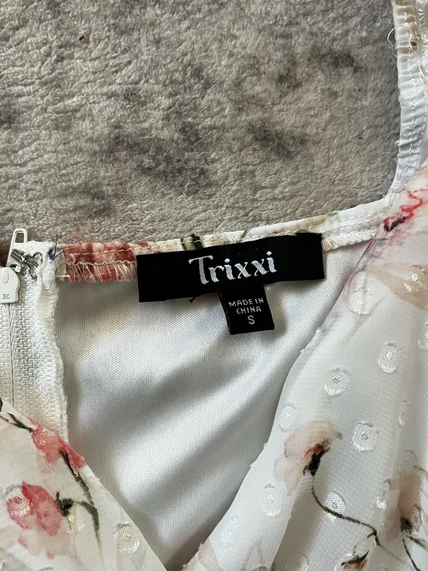 Mary & Mabel Pink and white floral dress - Image 2