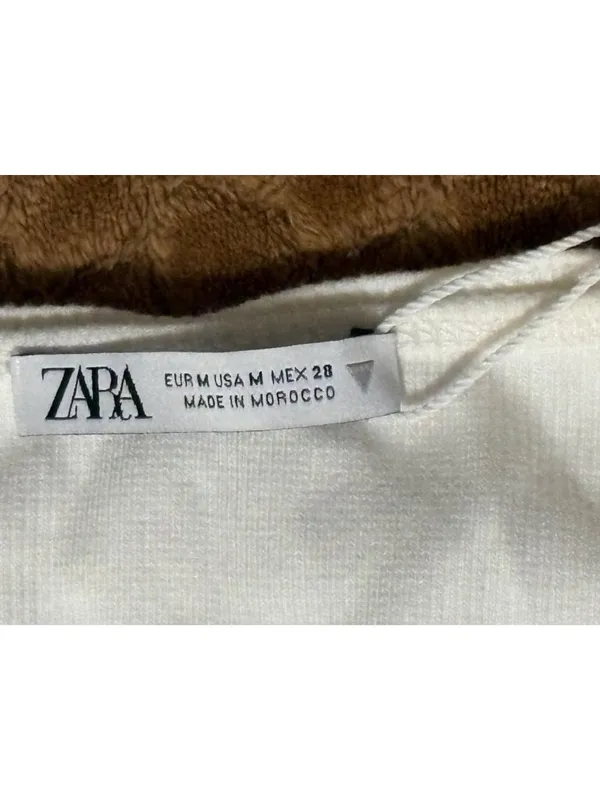NWT New Zara Stretch Ribbed Cut-Out Sleeveless Bodysuit Size M - Image 7
