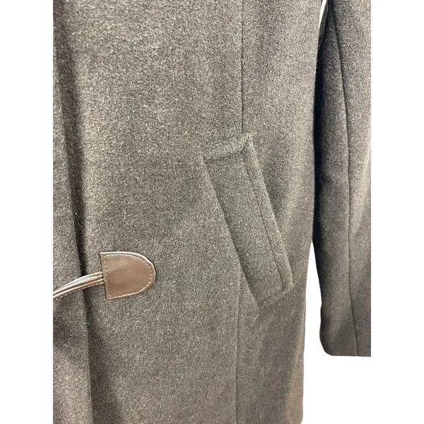 Covington Chocolate Brown Wool Toggle Closure Peacoat L (14-16) - Image 4