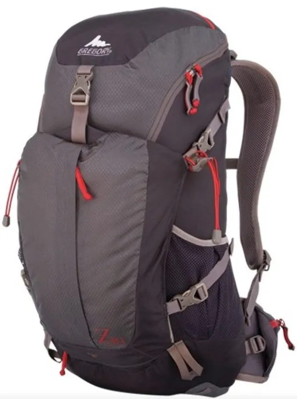 Gregory Black White Red Z30 Hiking Backpack - Image 9
