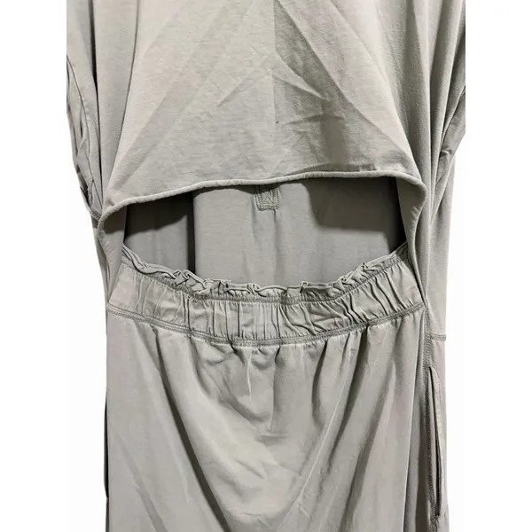 Free People Algues Marines Short Sleeve Hot Shot V-Neck Cut-Out‎ Back Jumpsuit S - Image 9