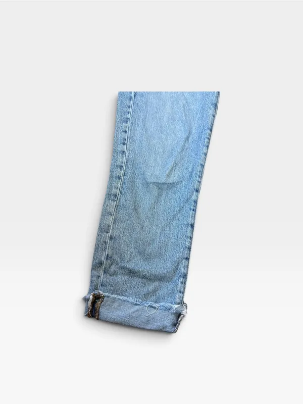 Garage Denim Mom Jeans Light Blue High-Rise Ankle Jeans - Image 3