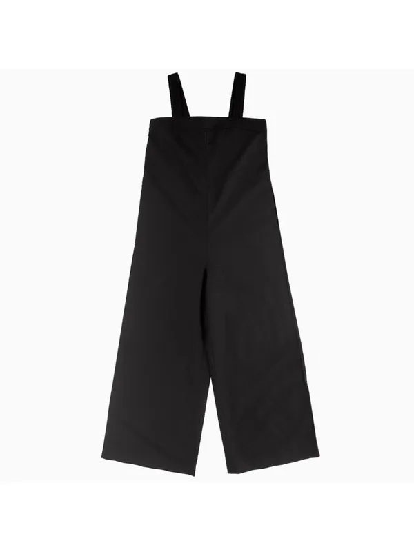 Uniqlo Linen Blend Black Sleeveless Jumpsuit Romper Whimsigoth Small - Image 3