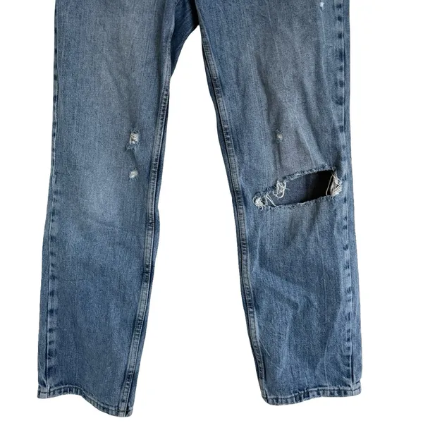 Free People We The Free Revolve Dakota Straight Leg High Waist Jean Pants‎ 28 - Image 3
