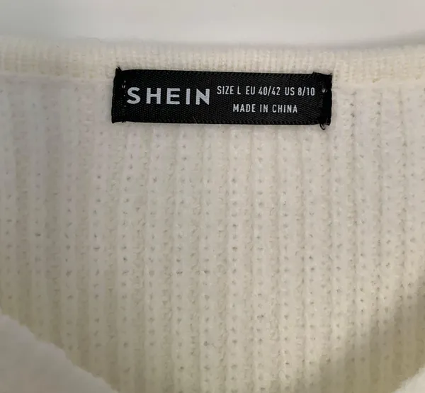 SheIn White  Sweater - Image 3