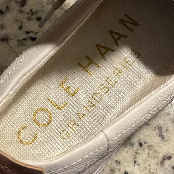 Cole Haan Boat Shoes Womens 8B White Leather Grandseries Nautical W20439 Loafers - Image 7