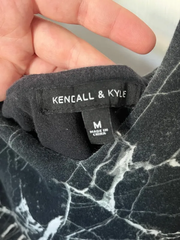 Kendall & Kylie Marble Print Bodysuit - Image 2