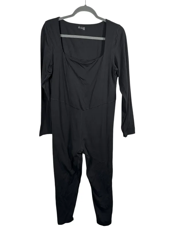 OFFLINE by Aerie Real Me Xtra Black Long Sleeve Jumpsuit Bodysuit Size XL‎ - Image 3