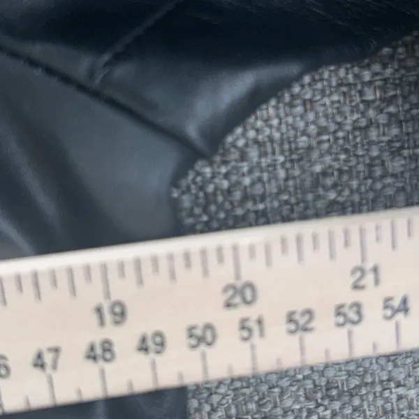 Old Navy Leather Moto Jacket‎ Black Large - Image 12