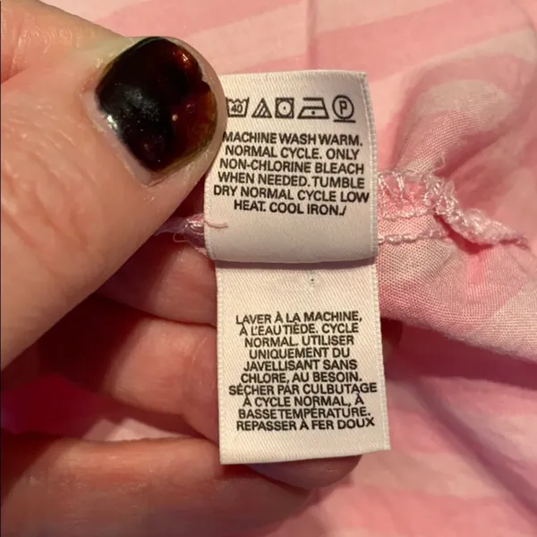 Victoria’s Secret Iconic Pink Striped Button Down Sleep Shirt - Image 12
