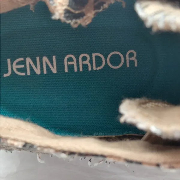 Jenn Ardor Womens Platform Sneakers Size 6 Leopard Print Distressed Y2K Street - Image 6
