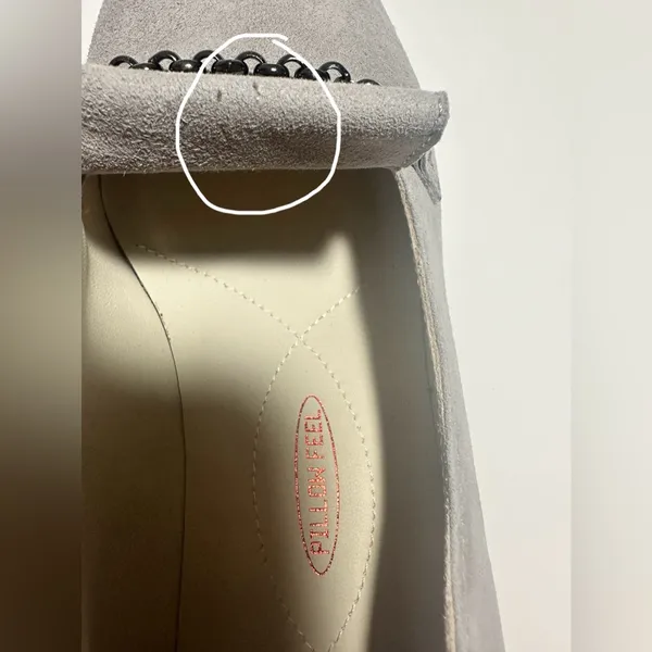 Amalfi Panda Pump Rangoni Firenze Made In Italy Grey‎ Cash Designer Classy 7.5 M - Image 10
