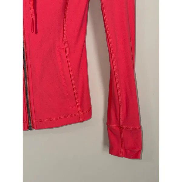 Lululemon Hooded Define Jacket Womens 2 Pink Luon Full Zip Activewear - Image 5