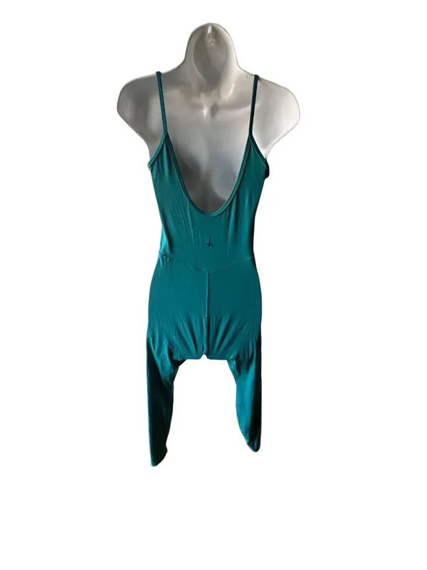 Target JoyLab Turquoise Corset Bodysuit Active Jumpsuit Leggings Size S Strappy - Image 2