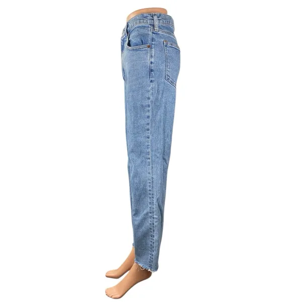 Abercrombie & Fitch The Ankle Straight Ultra High Rise Flare Denim Jeans Size 27 - Image 2