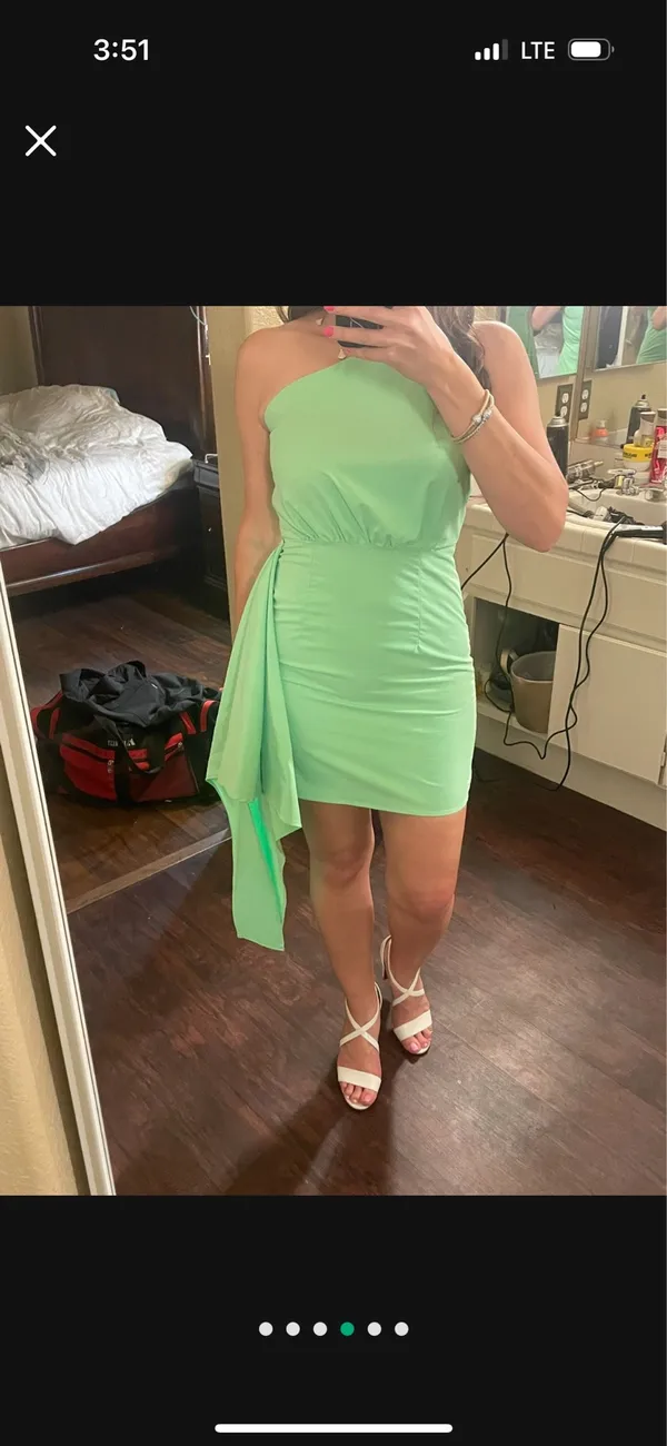 Mini dress Green - Image 2